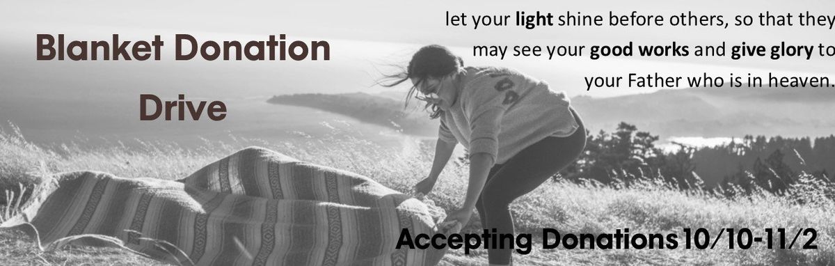 Blanket Donations Drive