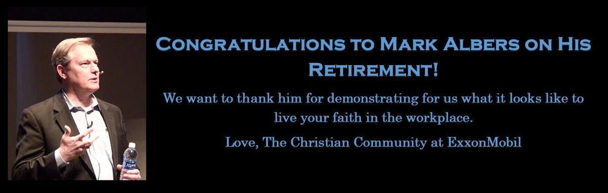 Thank You Mark Albers!