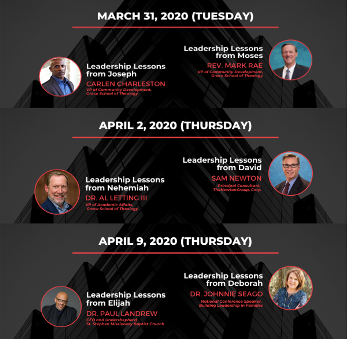 Virtual Biblical Leadership Series 2020: Grace Center of Spiritual Development