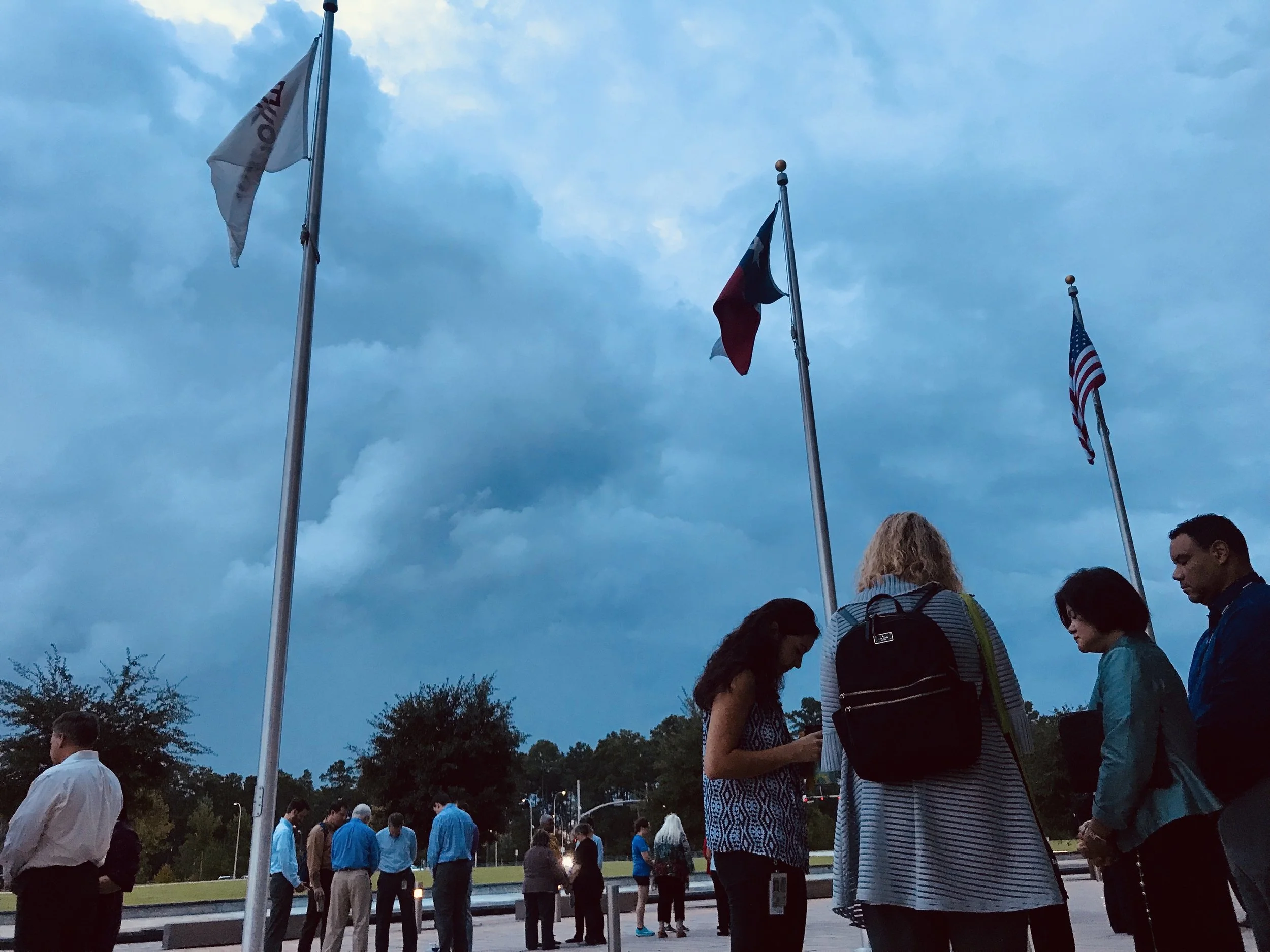 CCEM members praying together at See You at the Pole